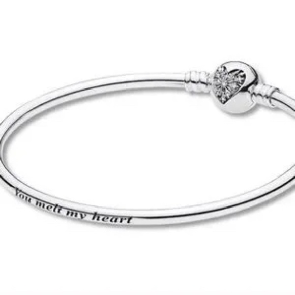 Pandora, You Melt My Heart Winter Bangle  bracelet - Picture 2 of 8